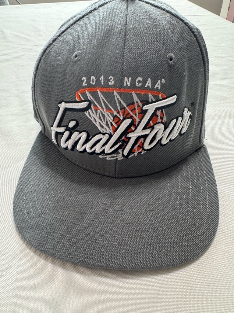 Vintage Ncaa Final Four Hat 2013 Atlanta Snapback Basketball Gray